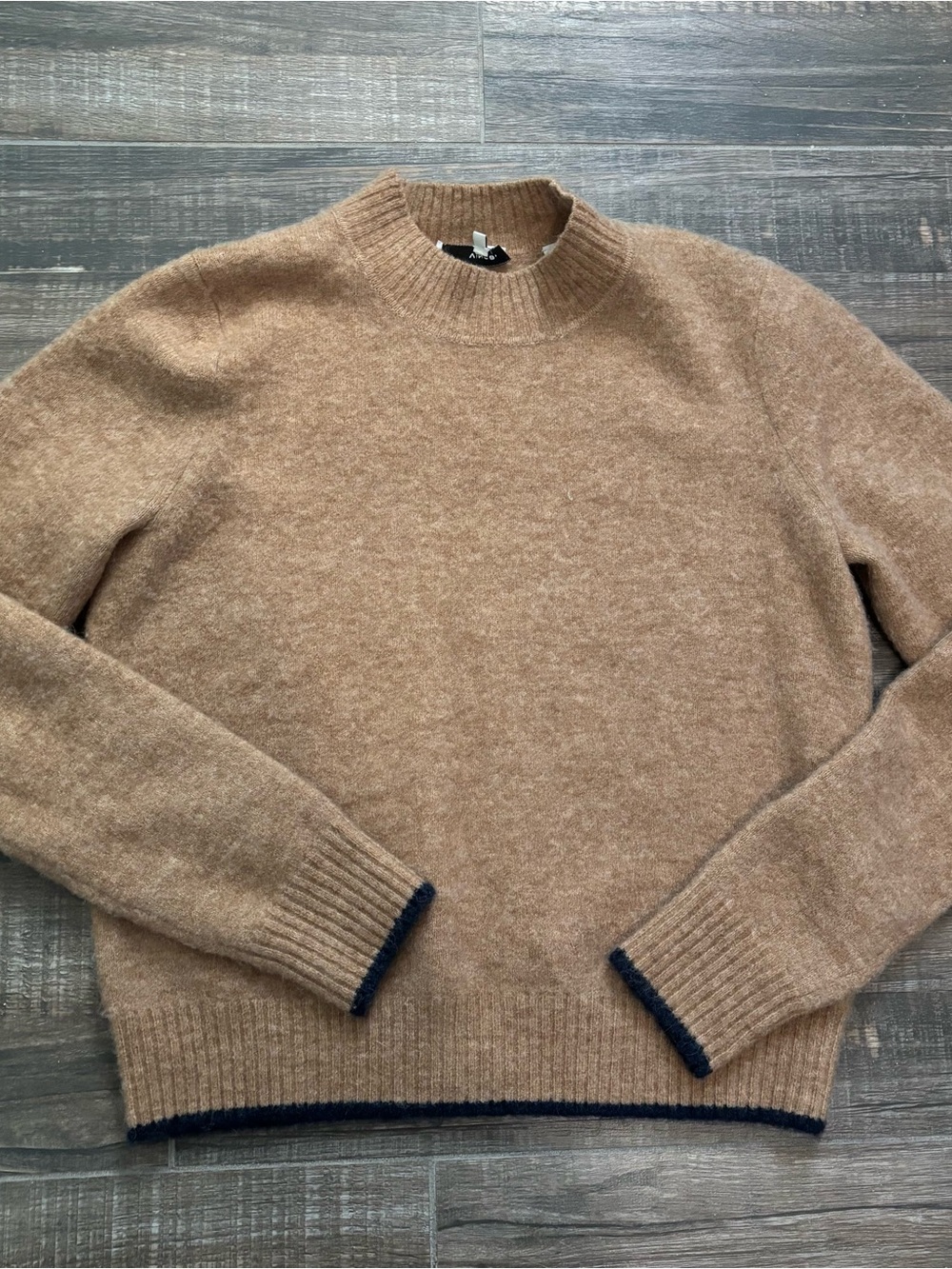 Vince Camel Brown Wool Alpaca Blend Sweater